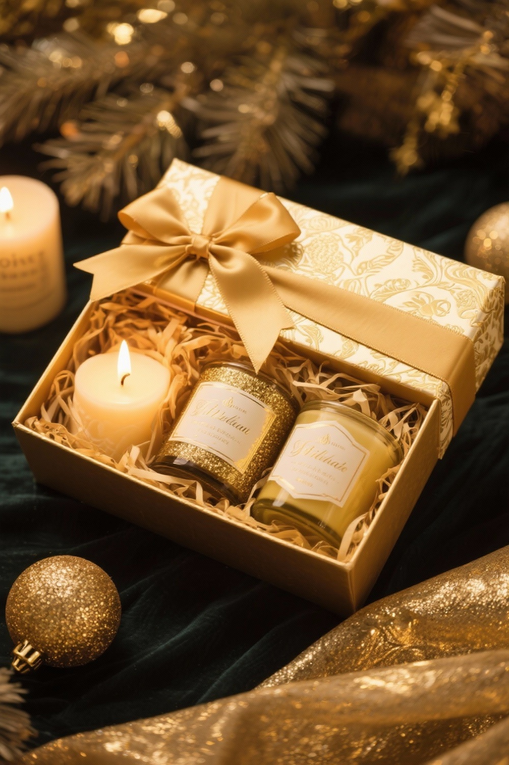 Coffrets cadeaux bougies artisanales