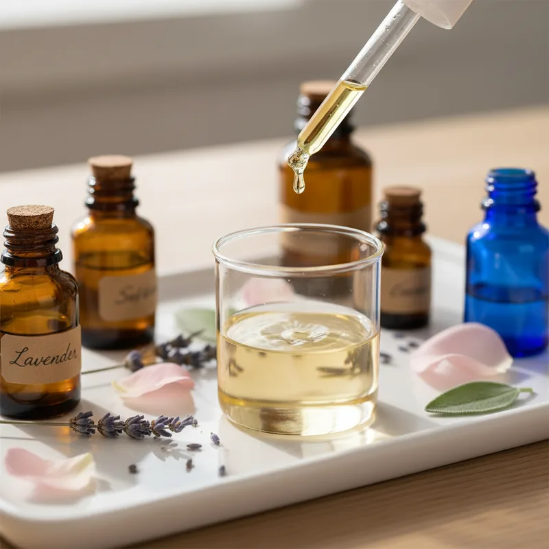 Soins du visage aux huiles essentielles